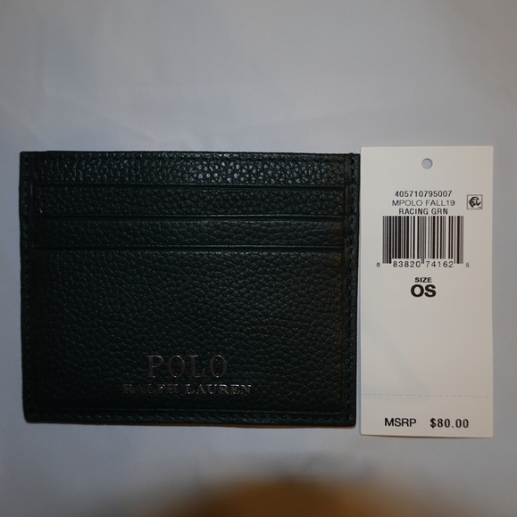 🆕POLO RALPH LAUREN LEATHER 6 CARD SLOT CASE - Picture 6 of 6